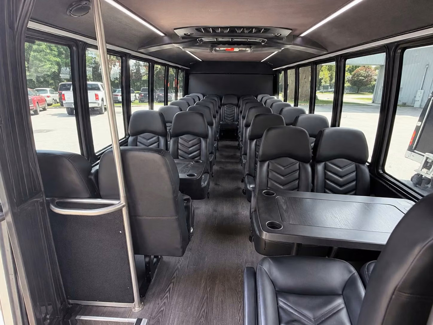 18 passenger minibus interior