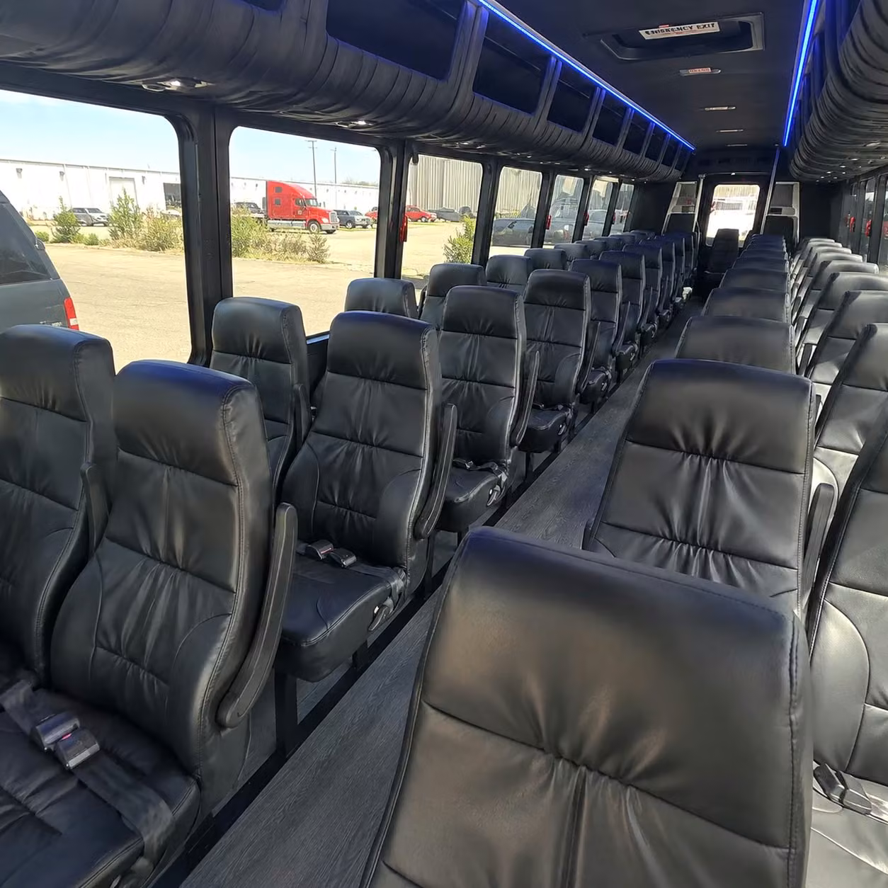 30 passenger minibus interior