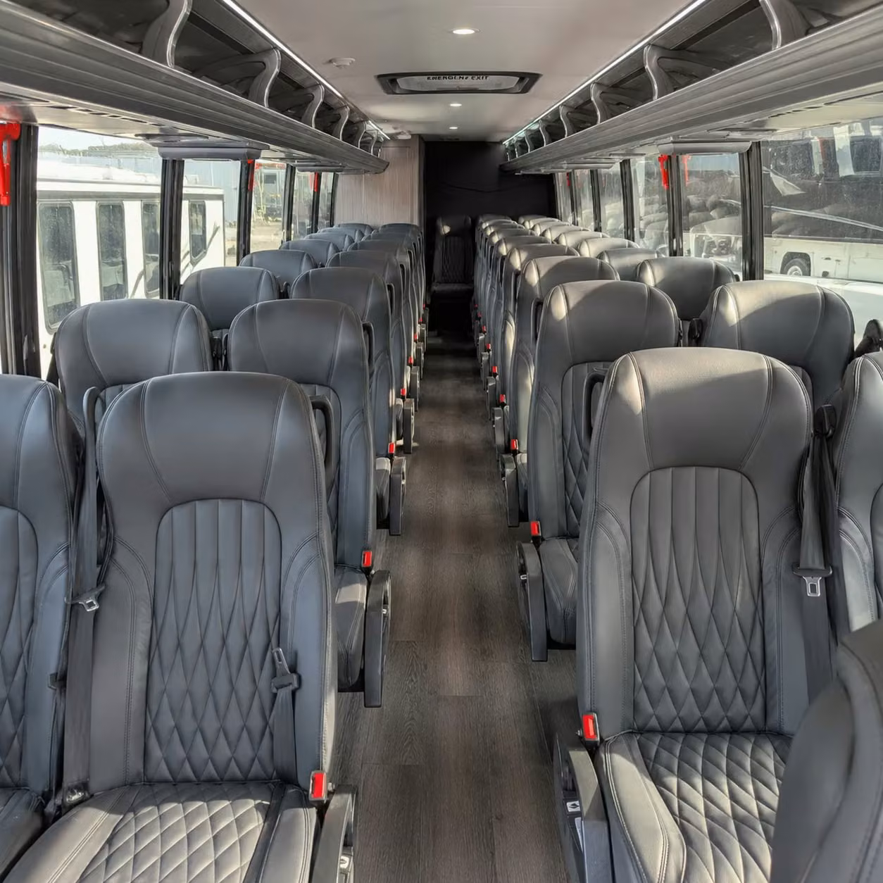 35 passenger minibus interior