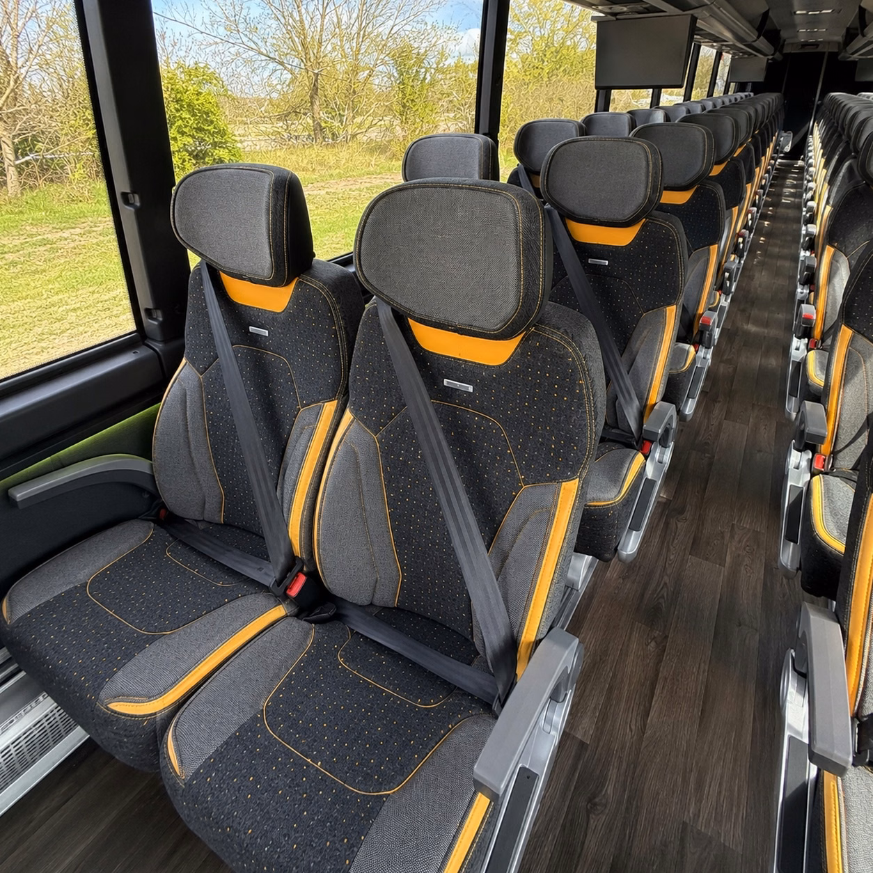 charter bus rentals for outdoor amphitheater events and festival transportation near tallahassee