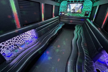 Tallahassee Limo Bus Interior